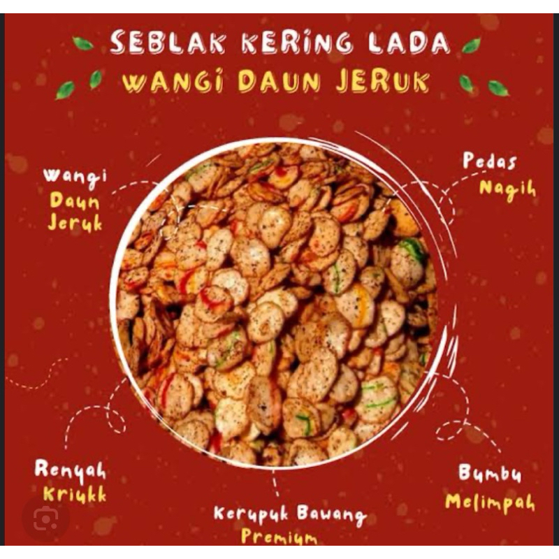 

seblak kering kerupuk bawang