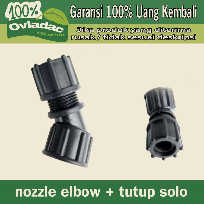Nozzle Elbow + Tutup Solo/Sparepart tangki semprot solo