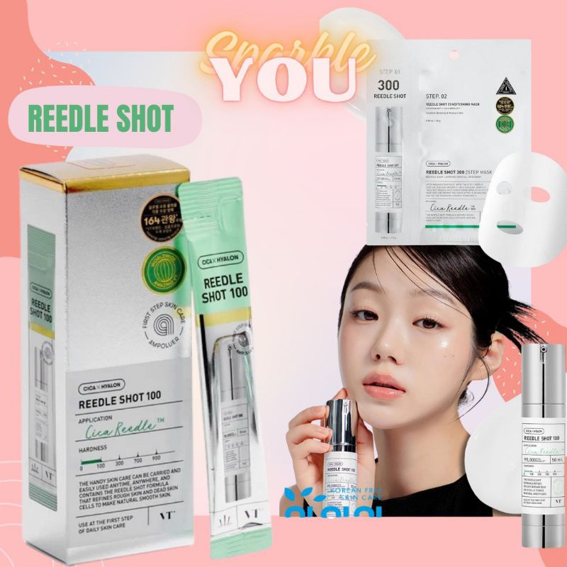 [100% ORI KOREA] Reedle Shot 100 Sachet / Reedle Shot 300 / Bottle
