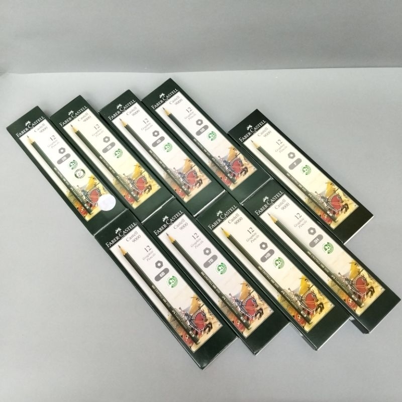 

Pensil Faber-Castell 9000 HB / B / 2B / 3B / 4B / 5B / 6B / 7B / 8B