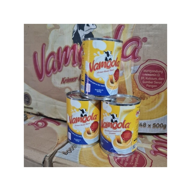 

Krimer Kental Manis "VAMOOLA" @48x500gr / Susu Kental Manis @48x500gr (DUS)