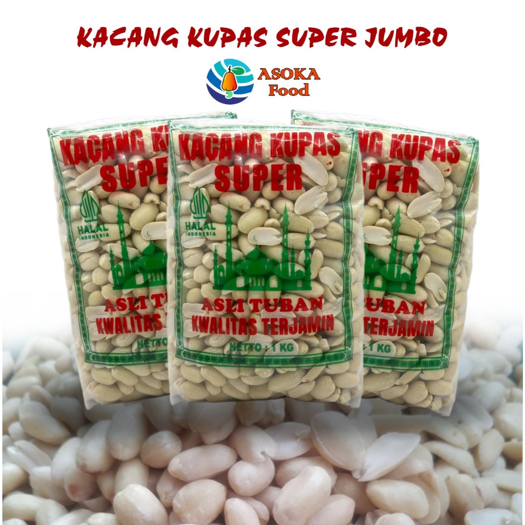 

SEMUA UKURAN KACANG KUPAS KACANG JUMBO / KACANG SEDANG / KACANG KUPAS KECIL / KACANG KUPAS MURAH