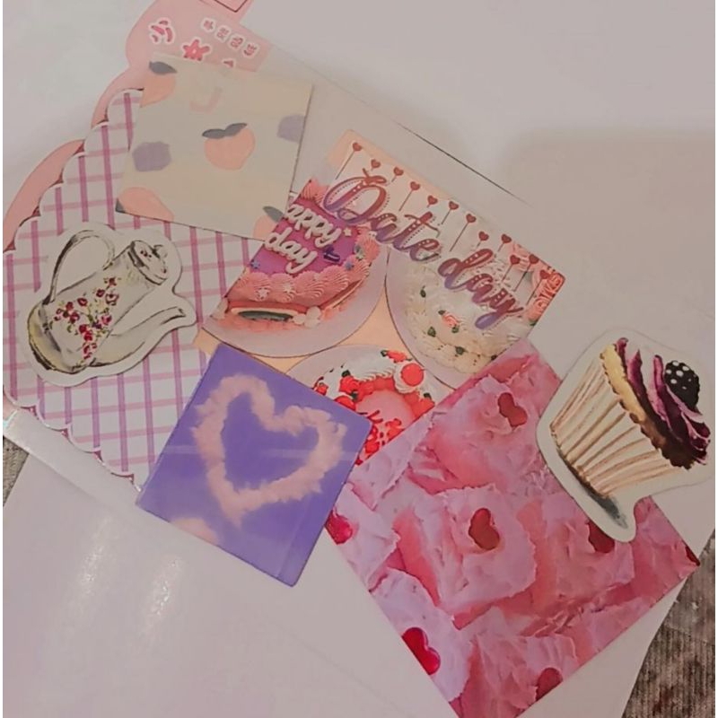 Journaling Kit Picnic Theme With Purple Cake