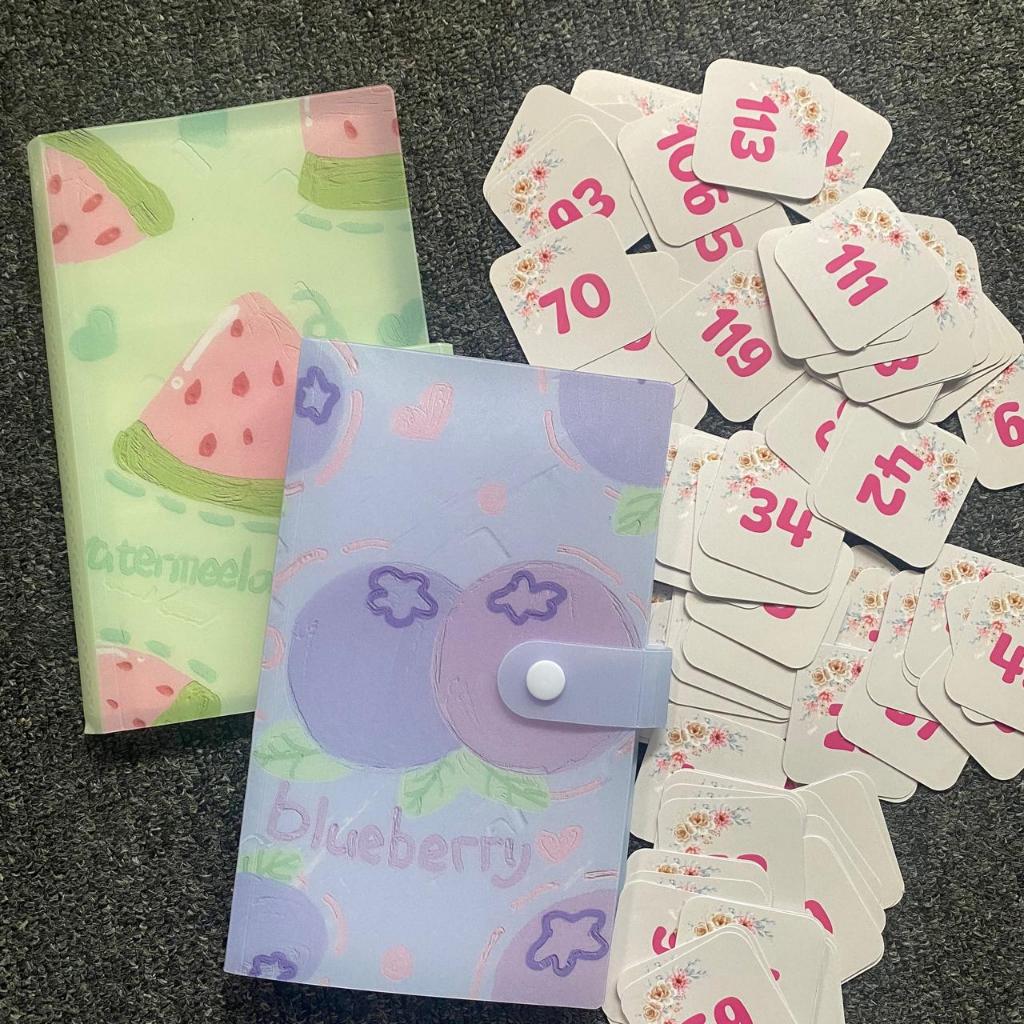 SAVING BOOK 120 slot / TABUNGAN / BUKU TARGET MENABUNG / STIKER TARGET MENABUNG / SAVING CHALENGE / 