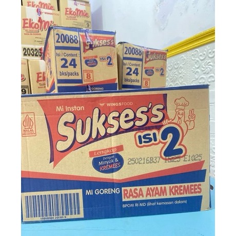 

MIE SUKSES ISI 2 AYAM KREMES [1DUS ISI 24PCS]