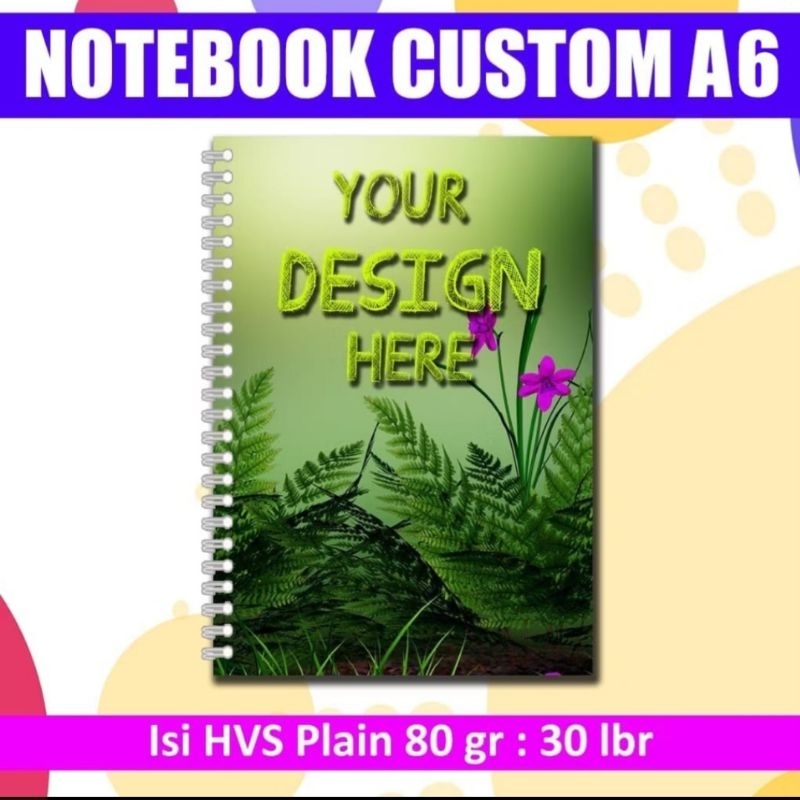 

Notebook Custom A6 Isi 30 Lembar 60 Halaman -