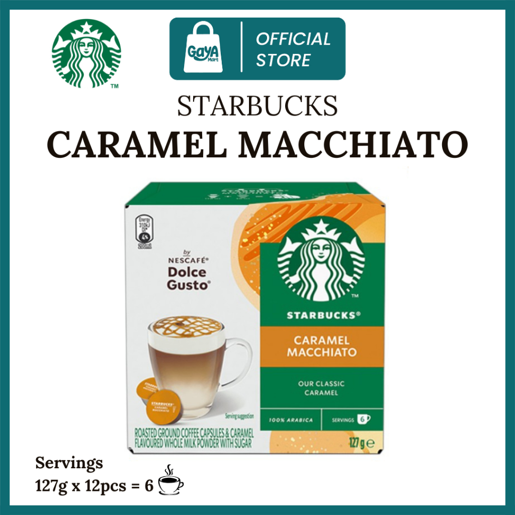 

Starbucks Caramel Macchiato by Nescafe Dolce Gusto Original Nestle