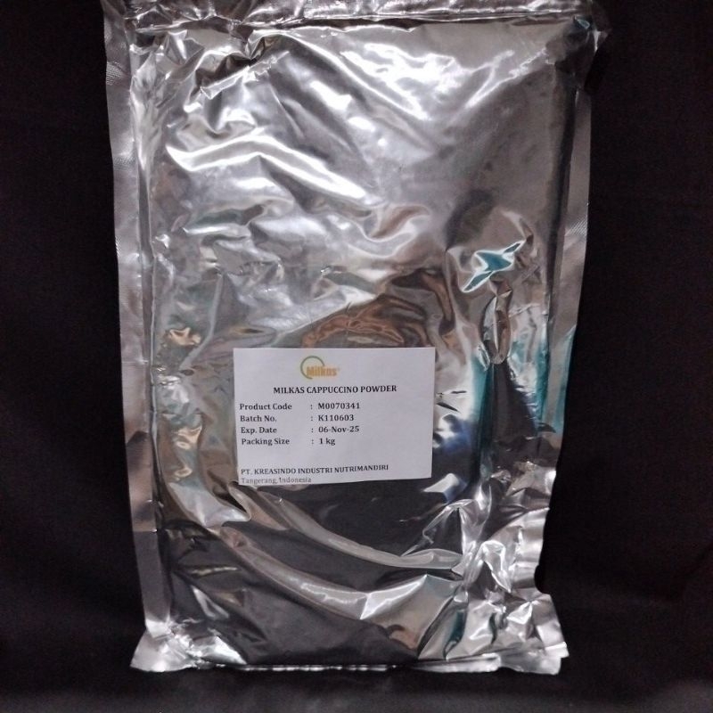 

Milkas Cappucino Powder 500 gram dan 1 Kg - Bubuk Minuman Cappucino