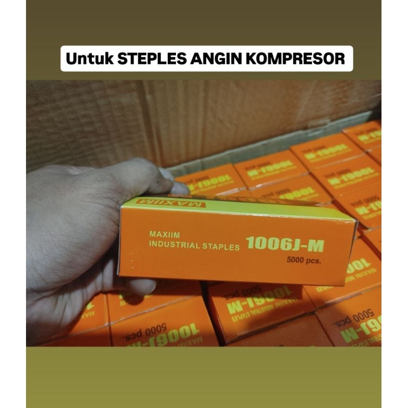 

ISI STEPLES ANGIN JOK MOTOR KOMPRESOR 1006J-M SUPER BEST QUALITY