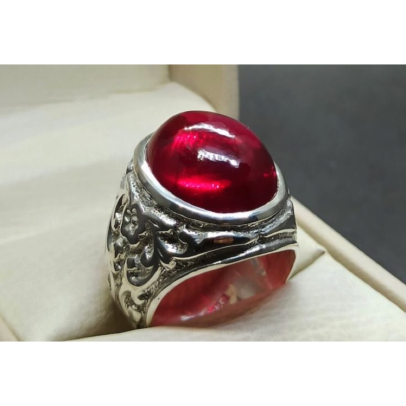 Batu Akik Delima Siam Asli – Kristal Merah – Cocok Untuk Aura & Karisma