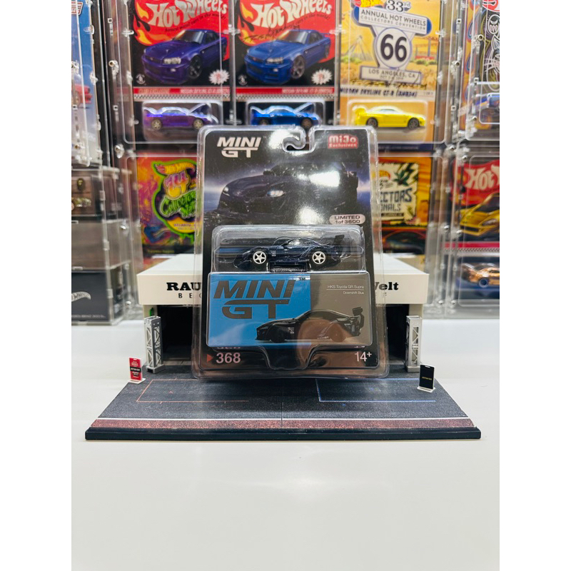 Mini GT CHASE No 368 HKS Toyota GR Supra Downshift Blue Mijo Exclusive
