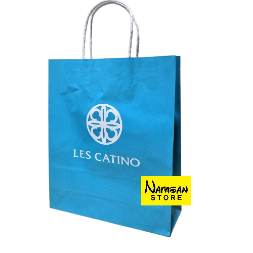 

Paper bag kado Les Catino Biru Medium Glossy tas hadiah ulang tahun