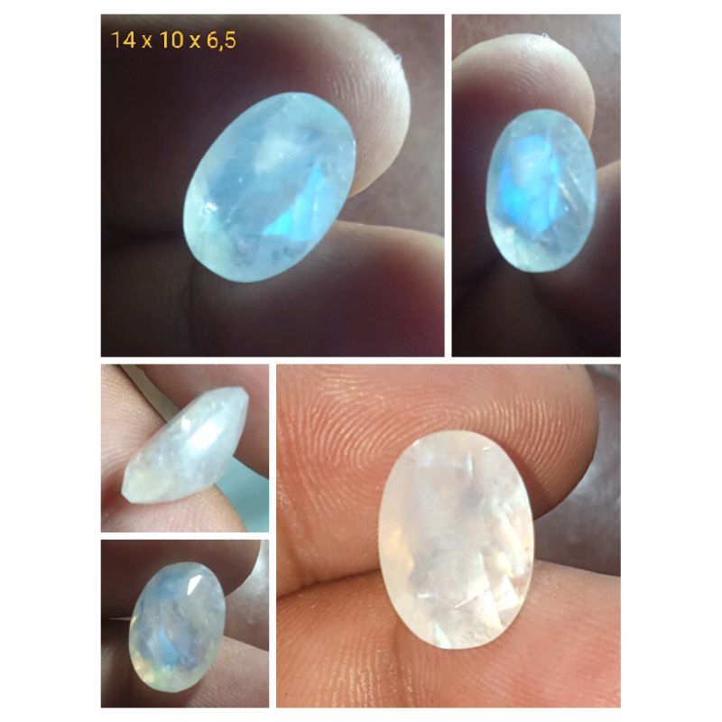 Cutting Rainbow Moonstone /Widuri bulan