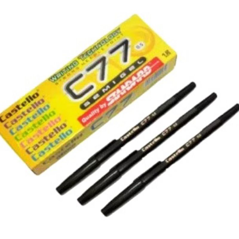 

Pulpen 0,5mm Standard Castello C77 (12pc)