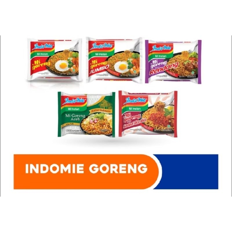 

INDOMIE GORENG ALL VARIAN PAKET 5 PCS