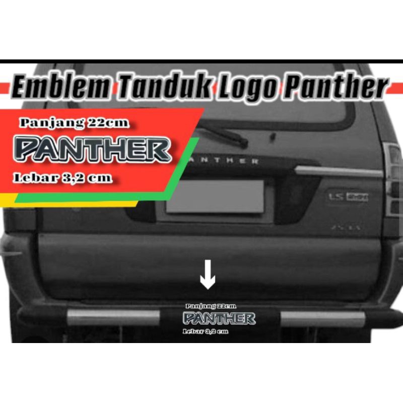 Emblem Tanduk Logo PANTHER Mobil Hi Grade Grand Royal
