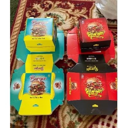 

Kemasan Burger 10x10x8 cm isi 100 pcs / Dus Burger / Box Burger / Kemasan Burger /Packaging Burger
