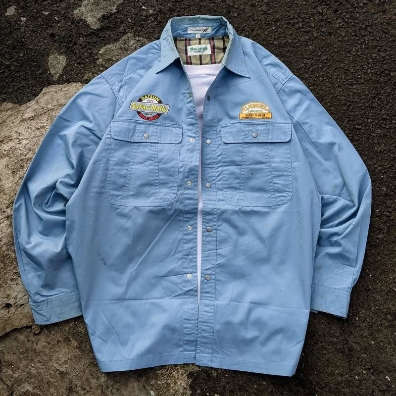 Members Club Custom Patch Work Shirt