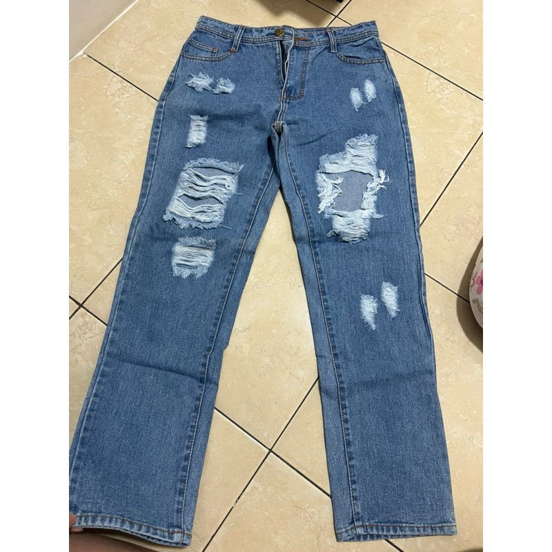 Preloved Celana Panjang Jeans Wanita Perempuan Cantik Jiniso