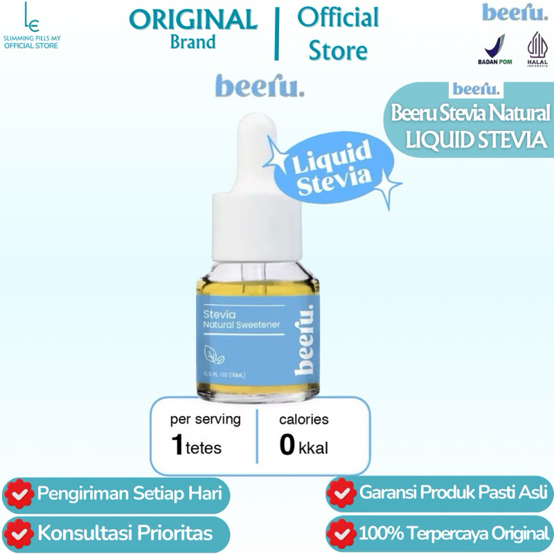 

BEERU STEVIA NATURAL SWEETENER - 15ML