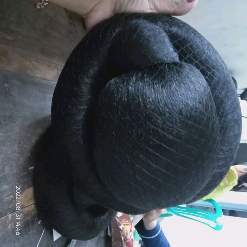 sanggul klasik model sanggul jawa/sanggul ibu manten