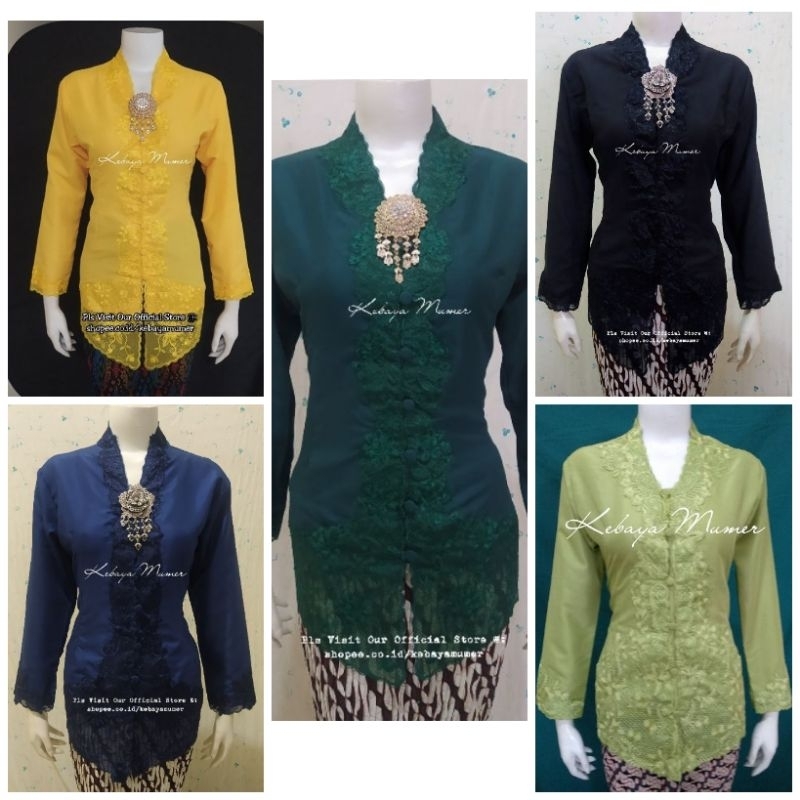 Kebaya Encim Bordir. Kebaya Encim Modern. Kebaya Encim Murah. Kebaya Bordir. KU. Kebaya Hitam