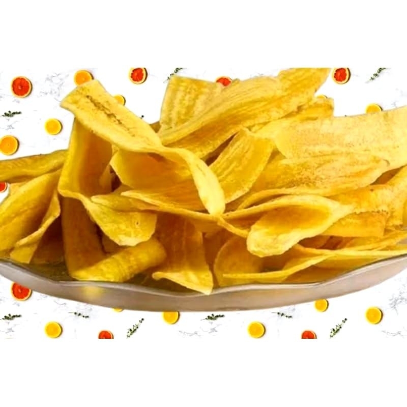 

250 gram Kripik pisang original asin, renyah dan gurih.