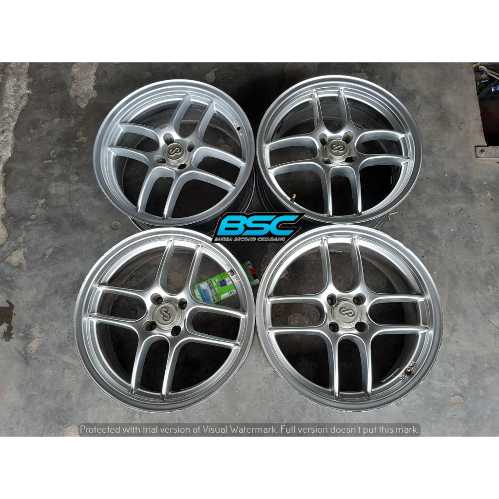 Velg Racing Second R17 Rep Enkei Tuning Pcd 4x100 Ring 17 Buat Yaris Jazz Mazda2 Mobilio Freed Vios 
