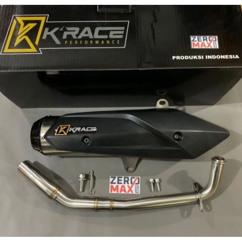 Knalpot K RACE KRACE Standar Racing Stainless New NMAX Turbo Tech Max Neo S 2024 UP