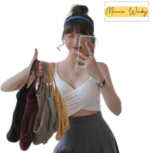 MW - TankTop Bra With Cup Korean Style