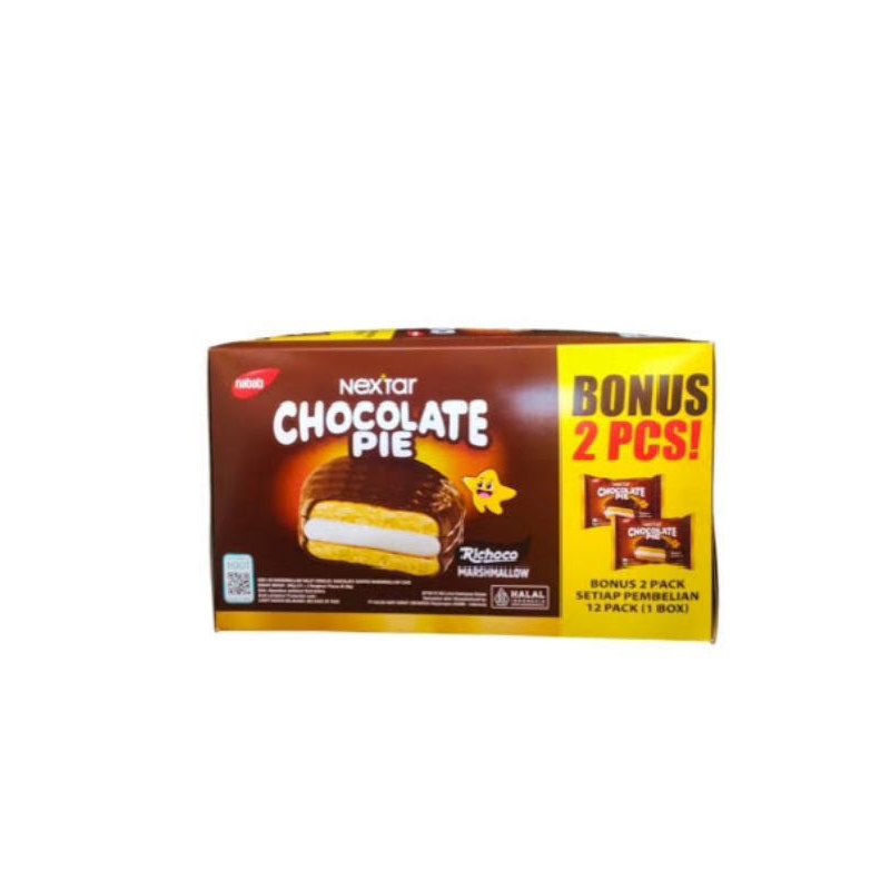 

NEXTAR CHOCLATE PIE BONUS 2 PCS @28GR