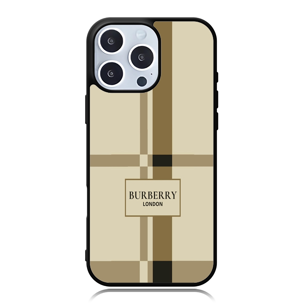 Case iPhone 17 16 15 14 13 12 11 X 8 7 6 5 Xs XR Mini Plus Pro Max TPU Softcase BURBERRY London