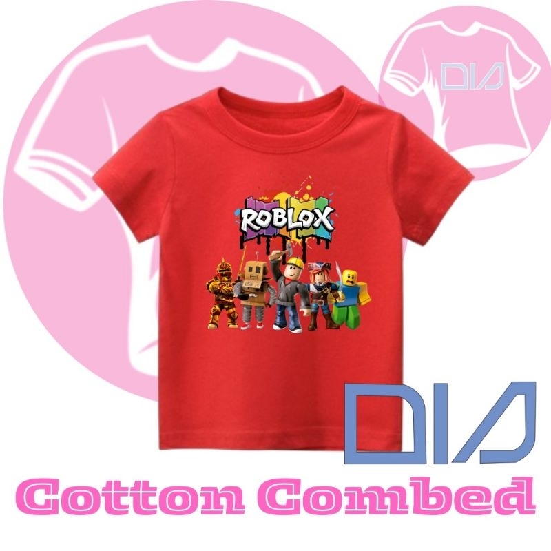 Baju Kaos Anak Laki Laki Perempuan Karakter Roblox Keren Untuk Umur 1-8 Tahun