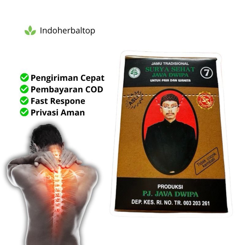 

Surya Sehat Java Dwipa no.7 Sesak Nafas Jamu Tradisional