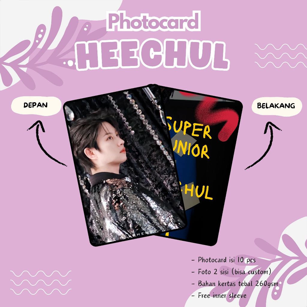 (10 PCS) PHOTOCARD HEECHUL SUPER JUNIOR