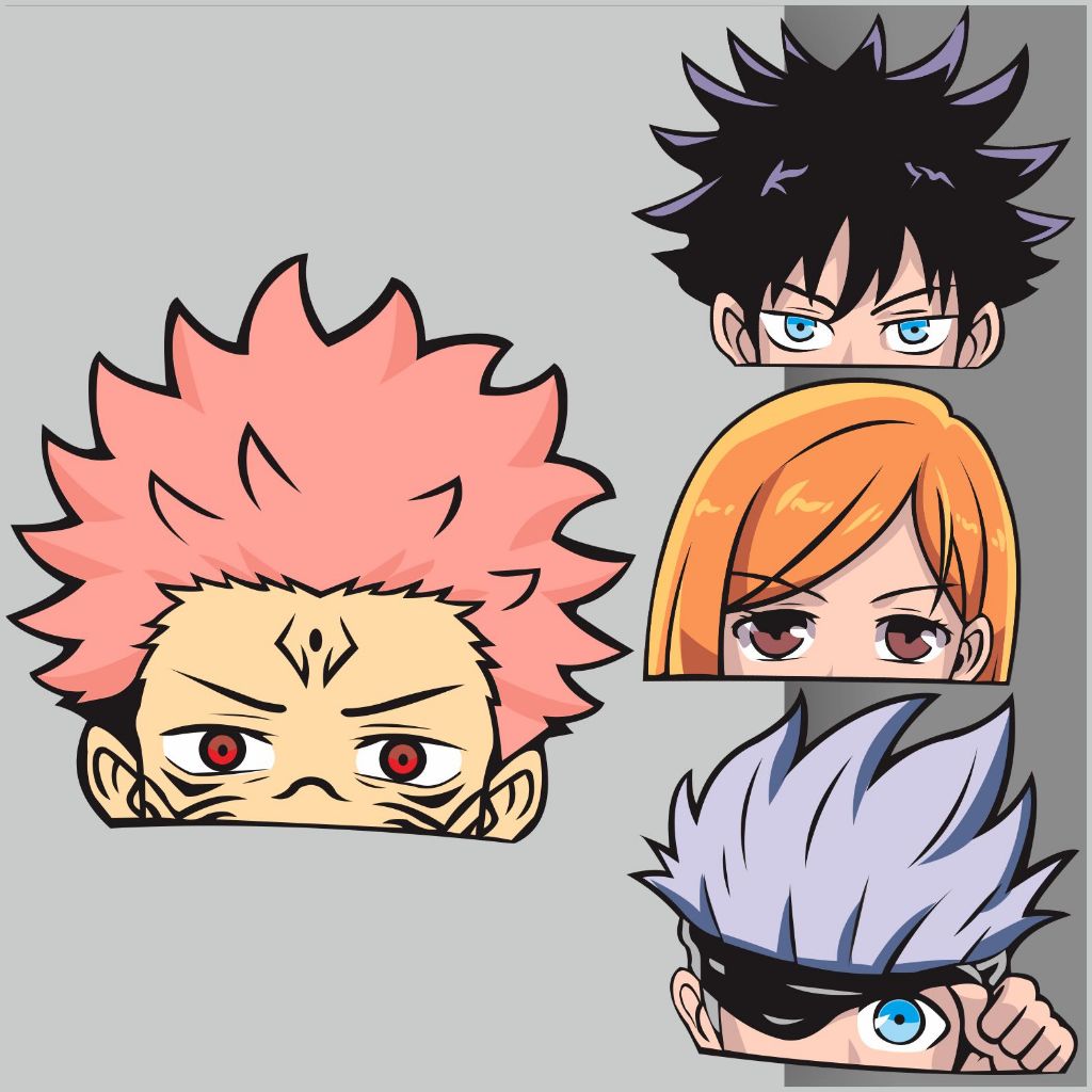 

Stiker AnimeJujutsu Kaisen Sticker Anime Satuan Anti Air Sticker Tumblr Laptop Stiker Koper Helm