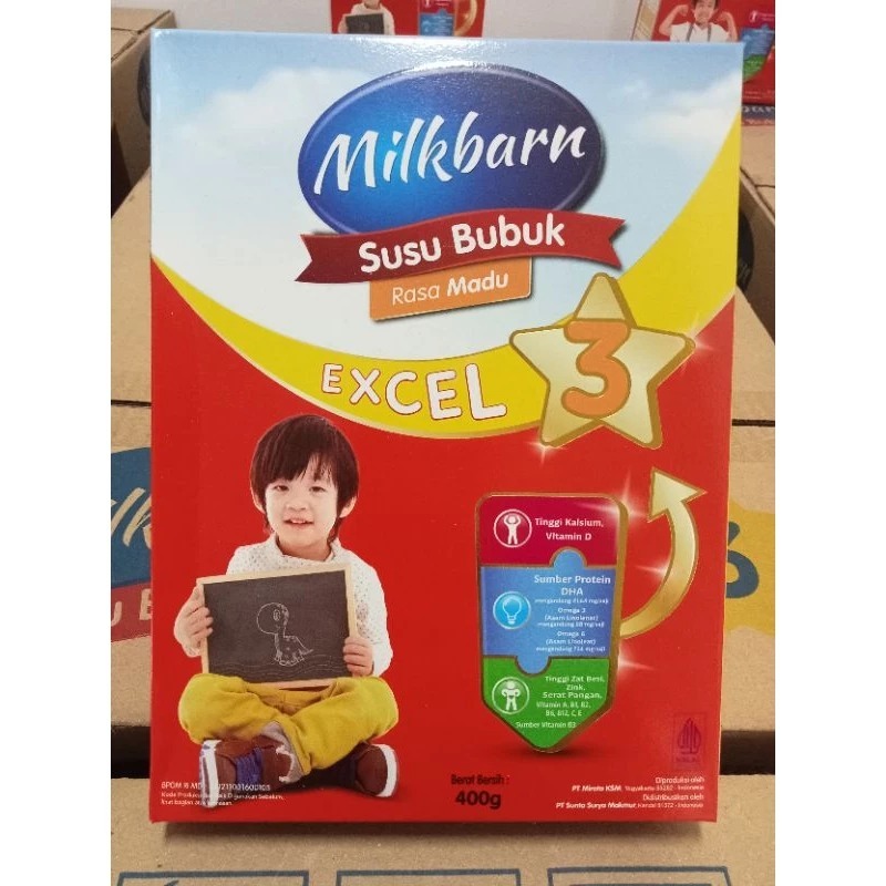

Milkbarn - Susu Bubuk Rasa Madu - Excel 3 (3-6 Tahun) 400gr