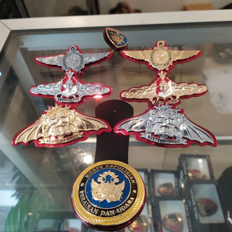 Pin polairud / brivet polairud / roda polairud / sar polairud / wing bahari perwira / selam polairud