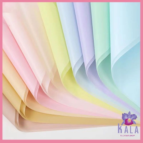 

Kertas Flower Wrapping Full Color Opp Cellophane Kertas buket polos KB01