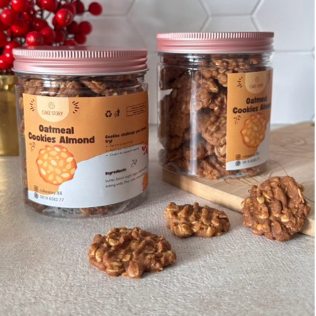 

Oatmeal Almond Cookies, Healthy Cookies, Cookies Almond, Cookies Oatmeal