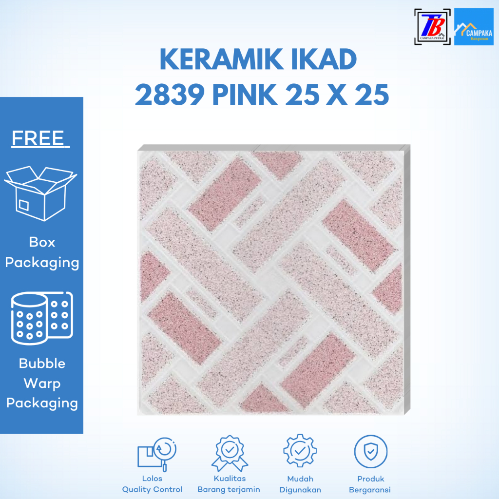 Keramik IKAD 2839 Pink 25 x 25