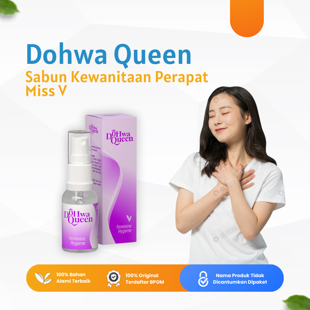 Dohwa Queen Feminine Hygiene Spray Perapat Miss V - Sabun Kewanitaan Atasi Keputihan & Bau Tak Sedap