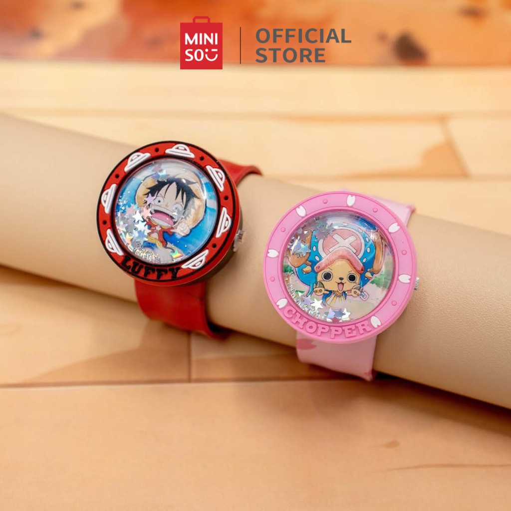 Miniso x One Piece Classic Collection Kids' Watch Children's Watches Jam Tangan Anak-Anak Entuk Lucu