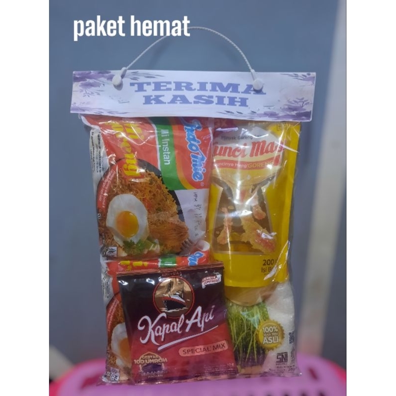

paket bingkisan sembako hemat/paket untuk berbagi/bingkisan idul fitri/ pengajian
