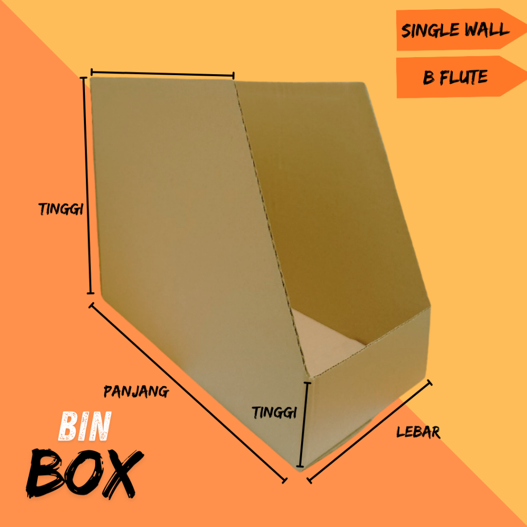 

Kardus Arsip | Bin Box Polos Ukuran 30x20x15 cm