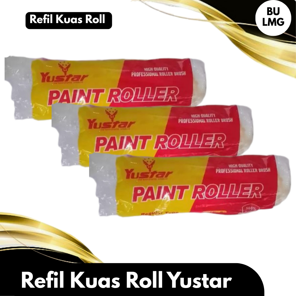 Kuas Roll Cat Dinding Panjang || Kuas Roll Cat Tembok [Refil Roll Yustar]
