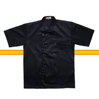 Chef Jacket - Baju Koki Lengan Pendek Pria Wanita - Baju Cook - Seragam Koki