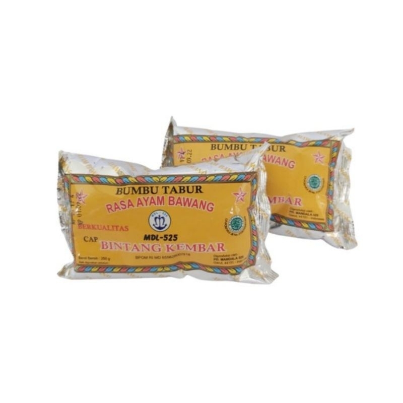 

BINTANG KEMBAR 50gr Ayam Bawang Bumbu Tabur/Kaldu Bubuk Halal Gurih Enak