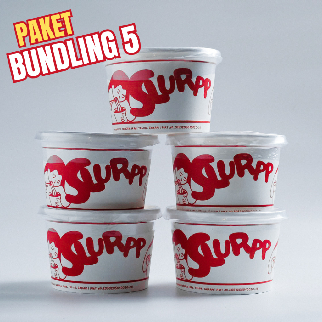 

CUANKI SLURPP - Paket Bundling 5 Cuanki Cup Spicy Halal Non MSG