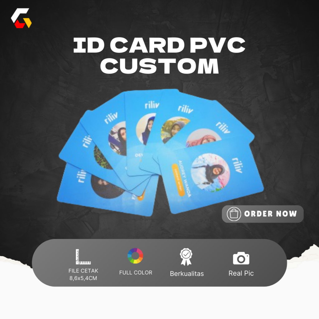 

Cetak Kartu Id Card Bahan PVC Custom Name Tag Card Photo Card Kartu Member dll